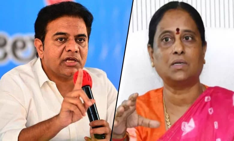 Court Issues Stern Warning to Minister Konda Surekha Against BRS Leader KTR