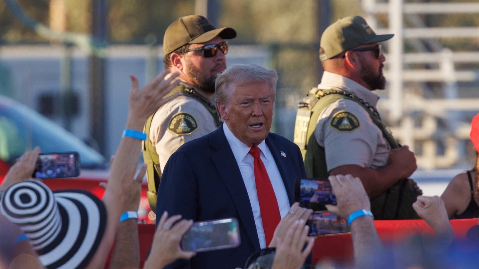 Armed Man Arrested at Trump’s Coachella Rally, Sheriff Suggests Third Assassination Attempt Foiled